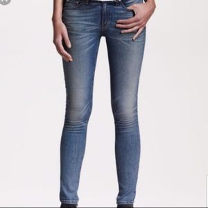 Rag & Bone skinny slim jeans in Monument wash